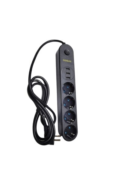 Termal Akım Korumalı Grup Priz Ve 3’lü Usb Şarj Aleti (4172)