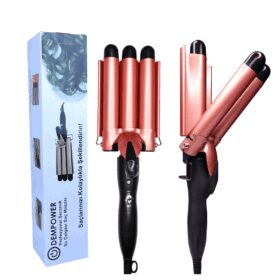 PROF.SERAMİK 3LÜ SU DALGASI SAÇ MAŞASI - ŞEKİLLENDİRİCİ (4172)