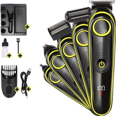 Saç &amp; Sakal Şekillendirici Tıraş Makinesi Erkek Bakım Seti 5 in 1 Ultimate (4172)