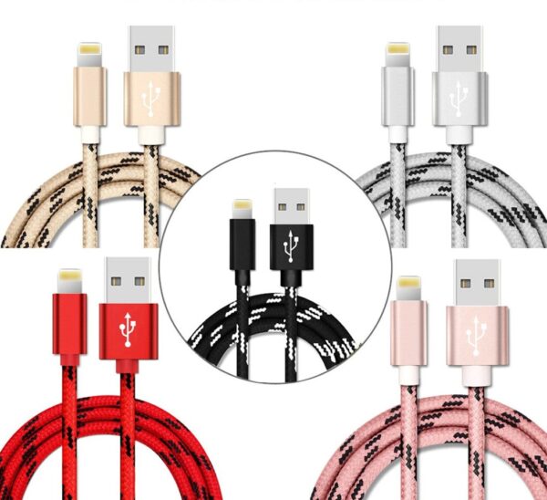 Usb Kablosu 2A - Hızlı Şarj Veri Kablosu İphone (4172) - Görsel 3
