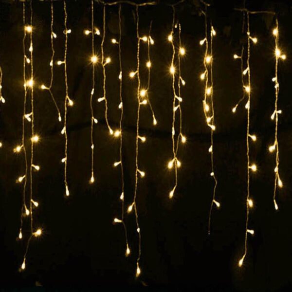 8 Fonksiyonlu 16 Saçaklı Perde Led 3 x 1 (Günışığı) (4172) - Görsel 5
