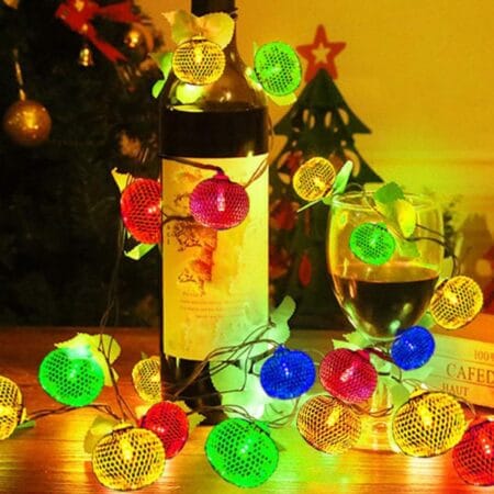 Parti ve Özel Gün Dekorasyonu Top Led Kandil Şeklinde Aydınlatma (4172)