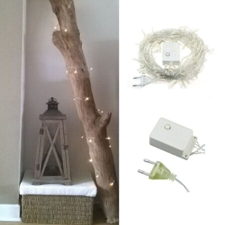 100 Ledli 8 Fonksiyonlu 10 Metre Led Aydınlatma Dekor Lambası (beyaz) (4172)