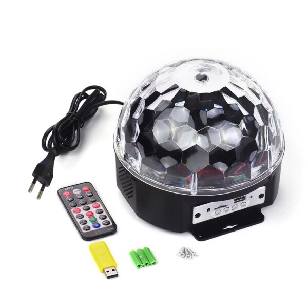 Disko Topu Bluetooth Kumandalı Led Kristal (4172) - Görsel 3