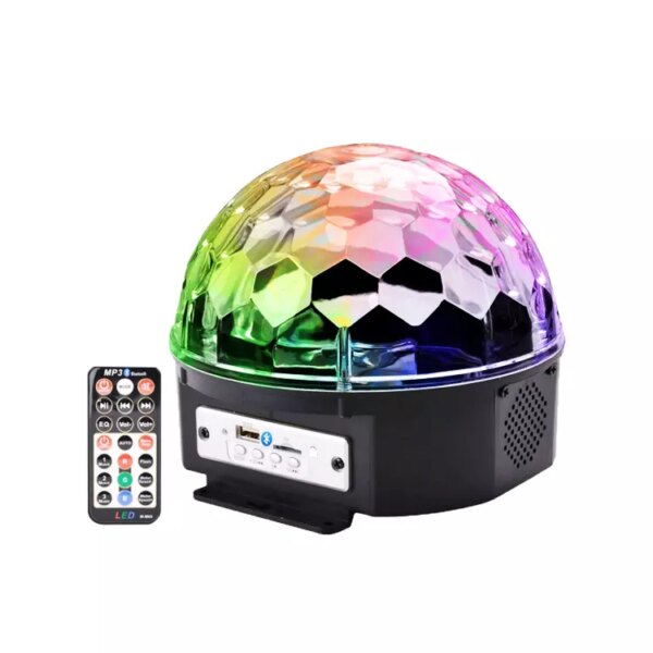Disko Topu Bluetooth Kumandalı Led Kristal (4172) - Görsel 4