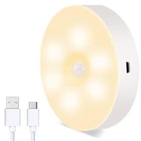 Hareket Sensörü Dolap Altı Aydınlatması USB Şarj Edilebilir LED (4172)