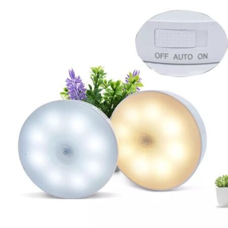 Şarjlı Sensörlü Gece LED Lambası (4172)