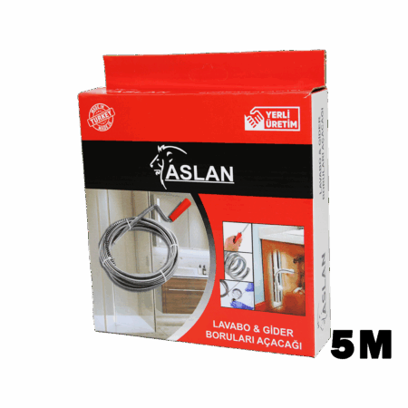 5MT SUSTA SPRAL LAVABO - GİDER AÇAR (4172)