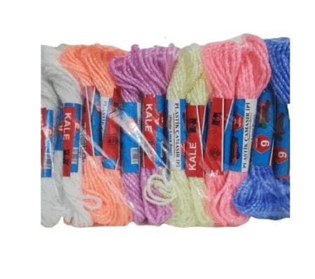 KALE Plastik Çamaşır ipi 8 Metre 24 Adet (4172)