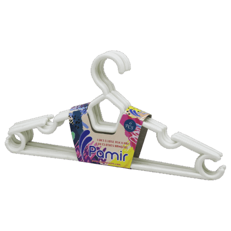 6 PARÇA  PLASTİK KARİZMA ELBİSE ASKI (4172)