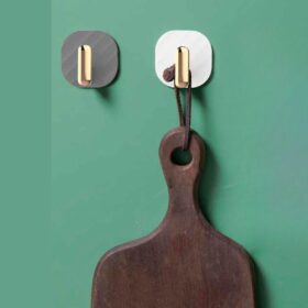 2li Yapışkanlı Retro Askılık Dolap Kapak Kulpu Gri (4172)