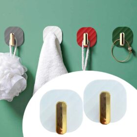 2li Yapışkanlı Retro Askılık Dolap Kapak Kulpu Beyaz (4172)
