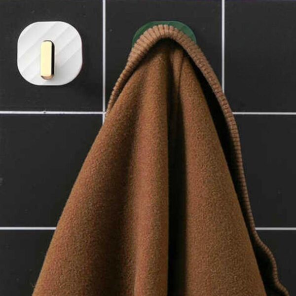 2li Yapışkanlı Retro Askılık Dolap Kapak Kulpu Beyaz (4172) - Görsel 3
