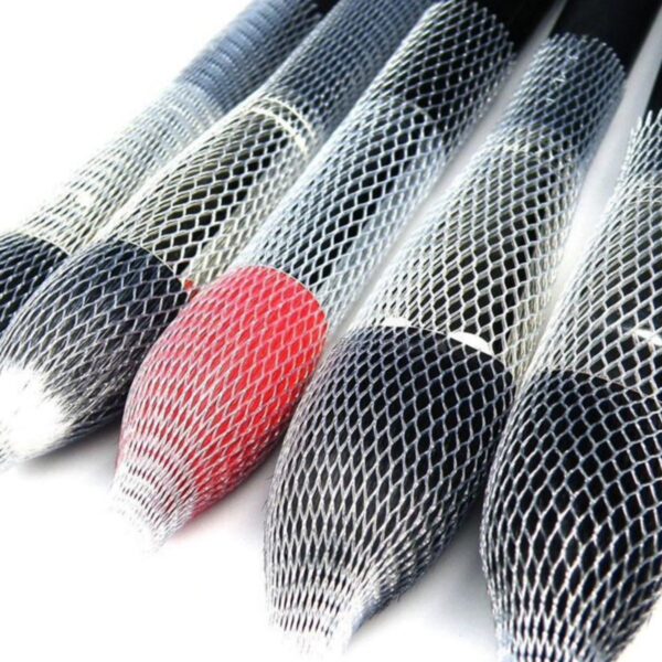 Makyaj Far Allık Kontür Eyeliner Fırça Malzemeleri Ürünleri Koruyucu File Kapak Örgü Kılıf Set 20li (4172) - Görsel 4