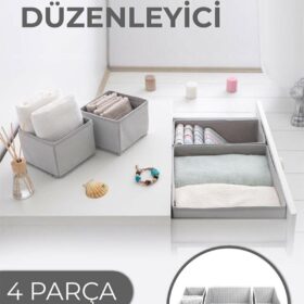 Çekmece Düzenleme Kutu Seti Organizer 4lü Set (4172)