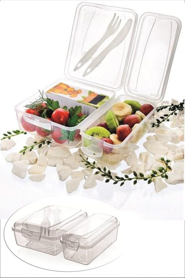 Takeaway Ergonomik Asorti Çatal Bıçaklı Pratik Yoğurt Saklama Kabı (4172)