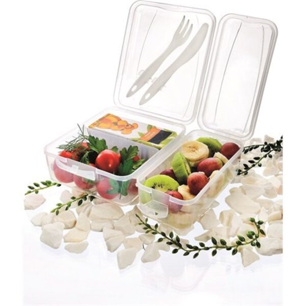 Takeaway Ergonomik Asorti Çatal Bıçaklı Pratik Yoğurt Saklama Kabı (4172) - Görsel 2