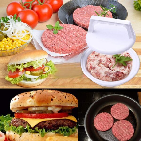 Hamburger Yapma Aparatı- Hamburger Pres Ve Köfte Kalıbı (4172) - Görsel 4