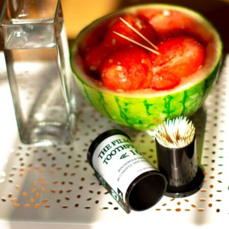 Dörtgen Fotoğraf Filmi Şeklinde Kürdanlık Kürdan Tutucu Kutu (4172)