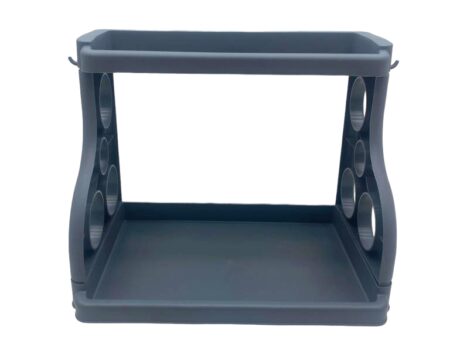 GRİ MUTFAK TEZGAH ÜSTÜ DÜZENLEYİCİ ORGANİZER (4172)