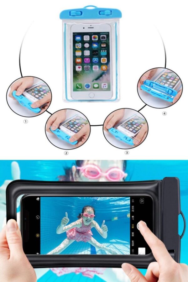 Bisiklete Takılan Su ve Yağmur Gerirmez Telefon Kılıfı Universal (4172) - Görsel 4