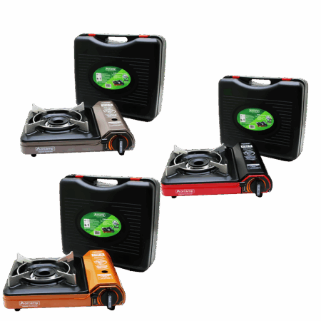 PRO PORTATİF KAMP OCAK PLS.ÇANTALI - GAZ STOP EMN.- RÜZGARLIK (4172)