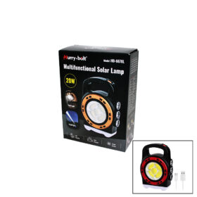 3IN1 20W SOLAR - USB ŞARJLI EL FENERİ - POWERBANK EL ÇANTASI MODELİ (4172)