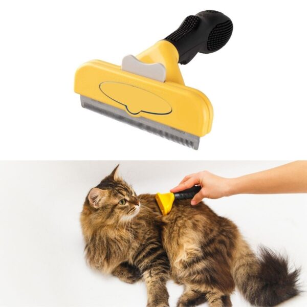 Kedi ve Köpekler İçin Kısa Tüylü Köpek Tarağı Tüy Toplayıcı Tarak Large (4172) - Görsel 2