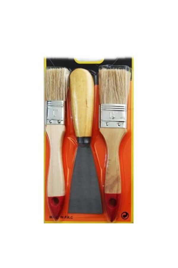 Boya Kestirme Fırça- Spatula Seti 3lü (4172) - Görsel 2