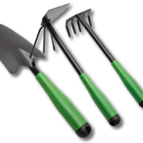 3 Parça Bahçe Seti - Çapa Tırmık Kazma Set (4172)