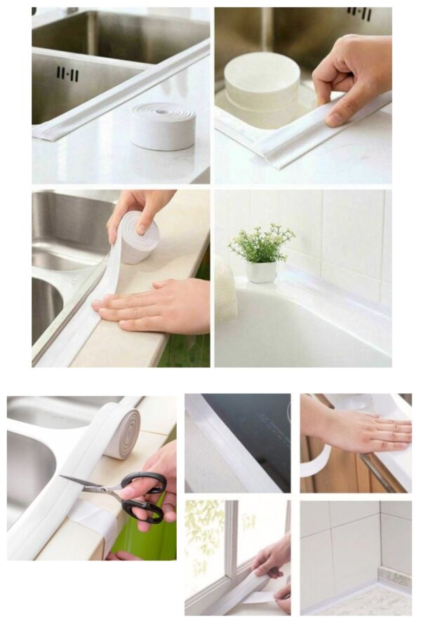 Su Sızdırmaz Bant Lavabo Küvet Kenar Bandı (3.2m) (4172)