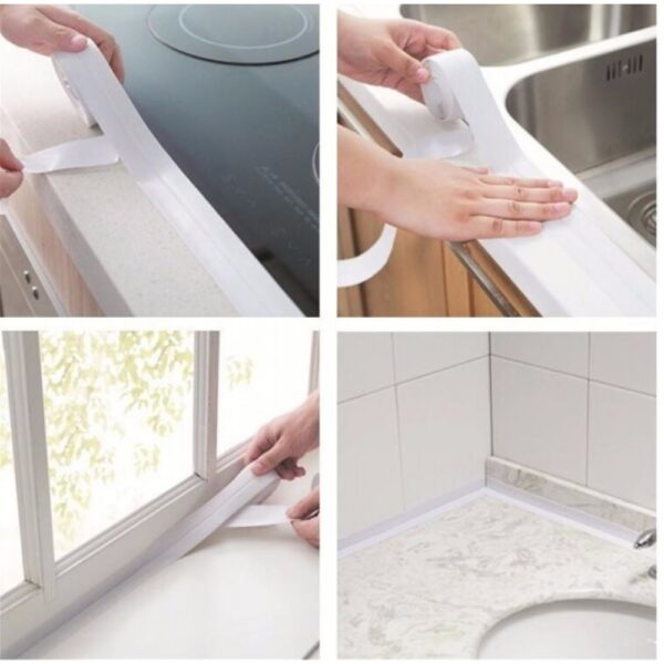 Su Sızdırmaz Bant Lavabo Küvet Kenar Bandı (3.2m) (4172) - Görsel 4