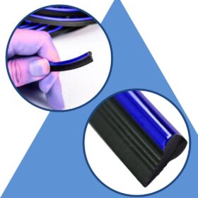 Mavi Araba Oto Trim Dekorasyon Şeridi Kauçuk Elastik Kolay Kurulum 5 metre Şerit Bant (4172)