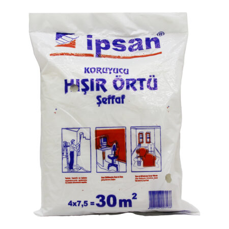 30-M2 = 4X7.5MT HIŞIR ŞEFFAF KORUYUCU ÖRTÜ (4172)