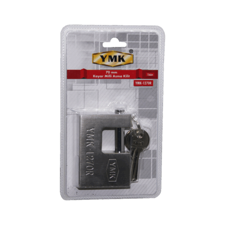 70MM GRİ KAYAR MİLLİ ASMA KİLİT (4172)