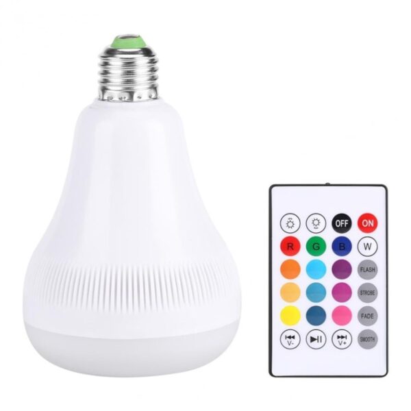 Kumandalı Bluetooth Hoparlör Ampul LD-37 (4172) - Görsel 4