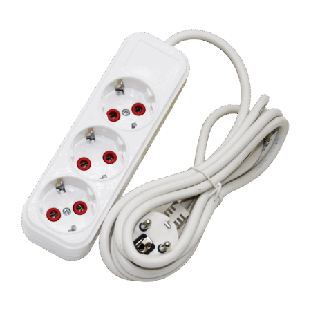 3LÜ 5MT UZATMA KABLO GRUP PRİZ (4172)