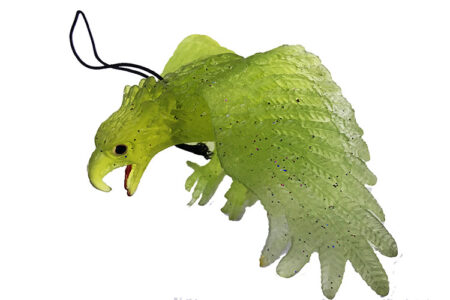 Yeşil Renk Yumuşak Plastik Şaka Kartal Yarasa Anahtarlık Şaka Malzemesi (4172)