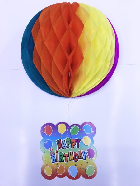 Kağıt Süs Happy Birthday Dekor 55 cm-0748 (4172)