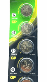 GP LITHIUM CR-2032-2CPU5 PARA PİLİ 3V 5Lİ KART (4172)