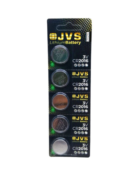 JVS CR2016 3V PARA PİLİ 5Lİ KART (4172)