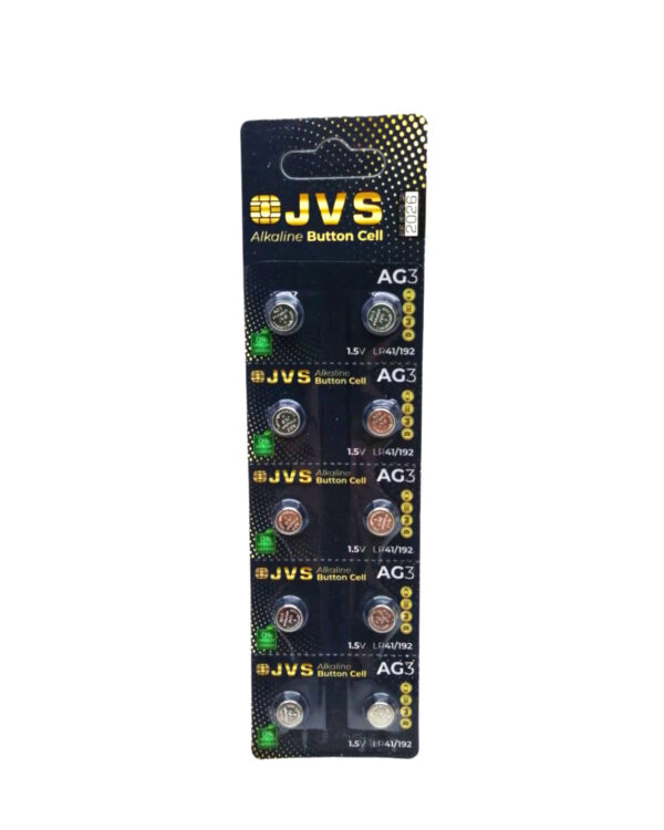 JVS AG3 1.5V LR41 SAAT PİLİ 10LU KART (4172)