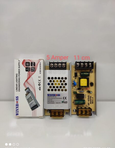 12V-5A-60W-IP20 ULTRA SLİM TRAFO (4172)