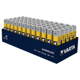 VARTA SUPERLIFE ÇİNKO AAA İNCE KALEM PİL 60LI PAKET FİYAT (4172)