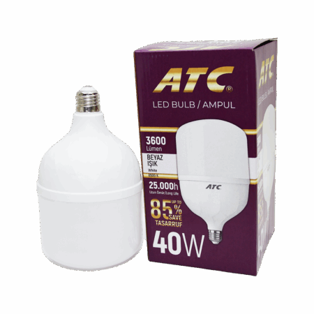 40W TORCH LED BULB AMPUL BEYAZ E27 (4172)