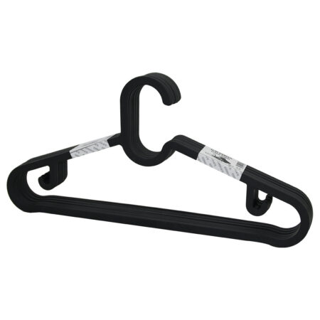 10PCS PLASTİK - ANTRASİT GRİ ELBİSE ASKISI (4172)