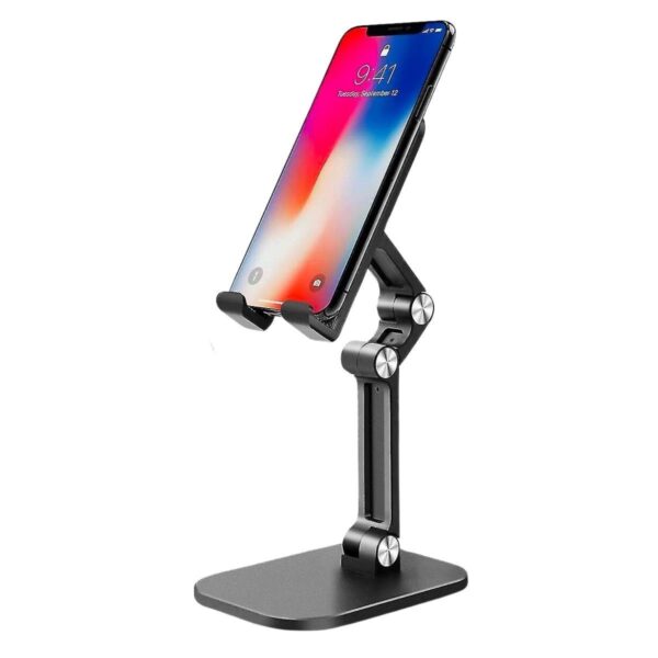 Plastik Ayarlanabilir Kaydırmaz Taban Telefon Tablet Standı (4172) - Görsel 3