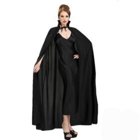 Siyah Yakalı Yetişkin Pelerin 120 cm (4172)