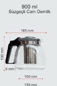 CAM DEMLİK 900ML (4172)