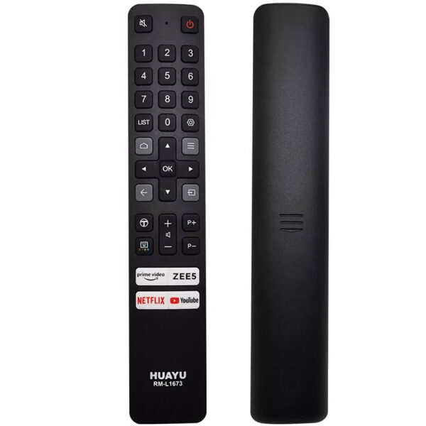 HUAYU KL RM-L1673 NETFLIX-PRIME VIDEO-ZEE5-YOUTUBE TUŞLU TCL LCD-LED TV KUMANDASI (4172)